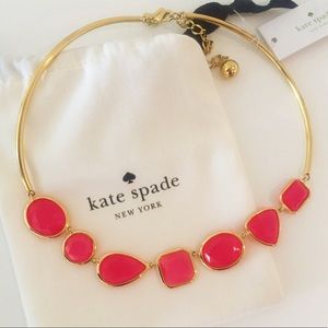 Kate Spade Vegas Jewels Cabaret Pink Necklace NWT
